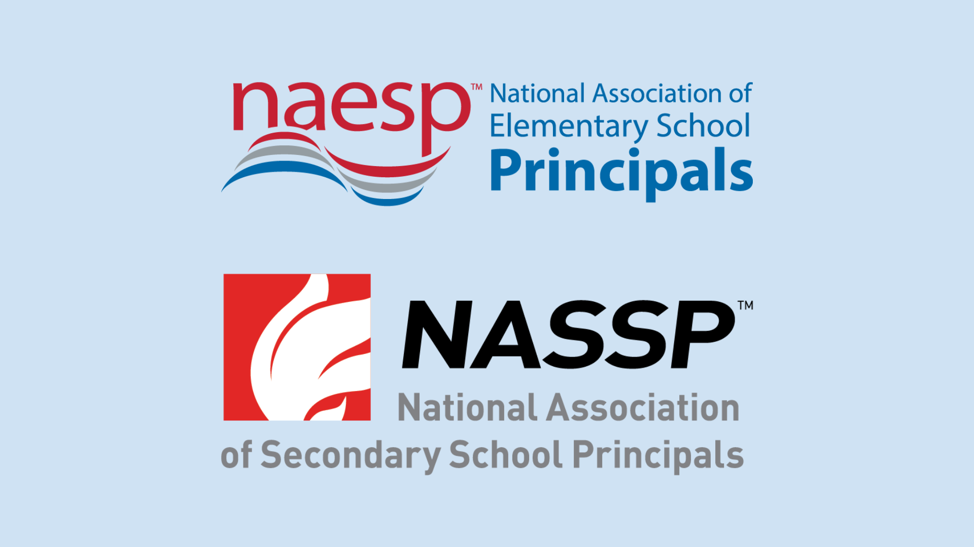 the National Association of Elementary School Principals logo stacked on top of the National Association of Secondary School Principals logo